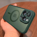 Luxury Matte Armor Magnetic Case – Premium Protection & Modern Style for iPhone 11 12 13 14 15 16 17 Air Pro Max