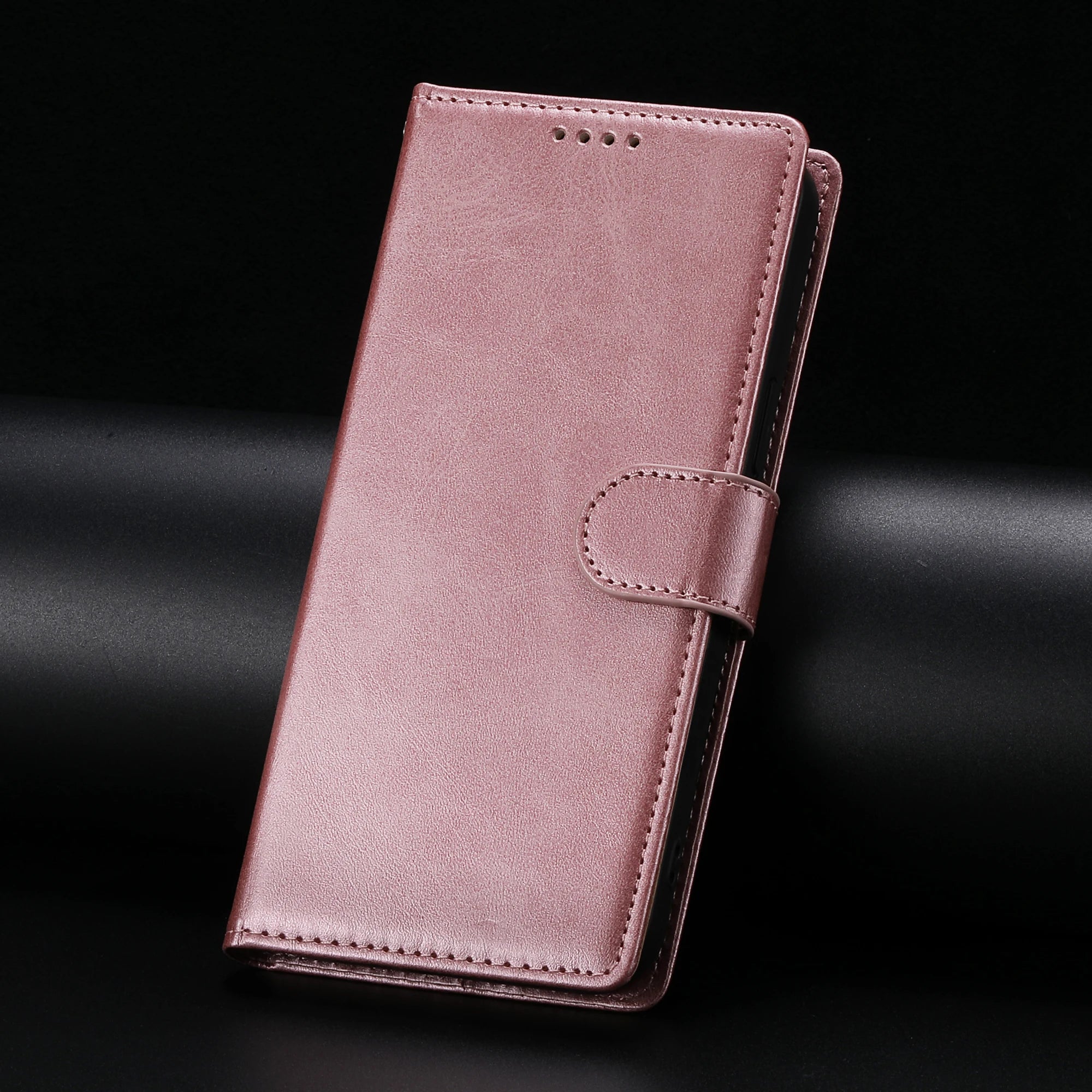 Professional Leather Wallet Case with Card Slots Compatible with Samsung